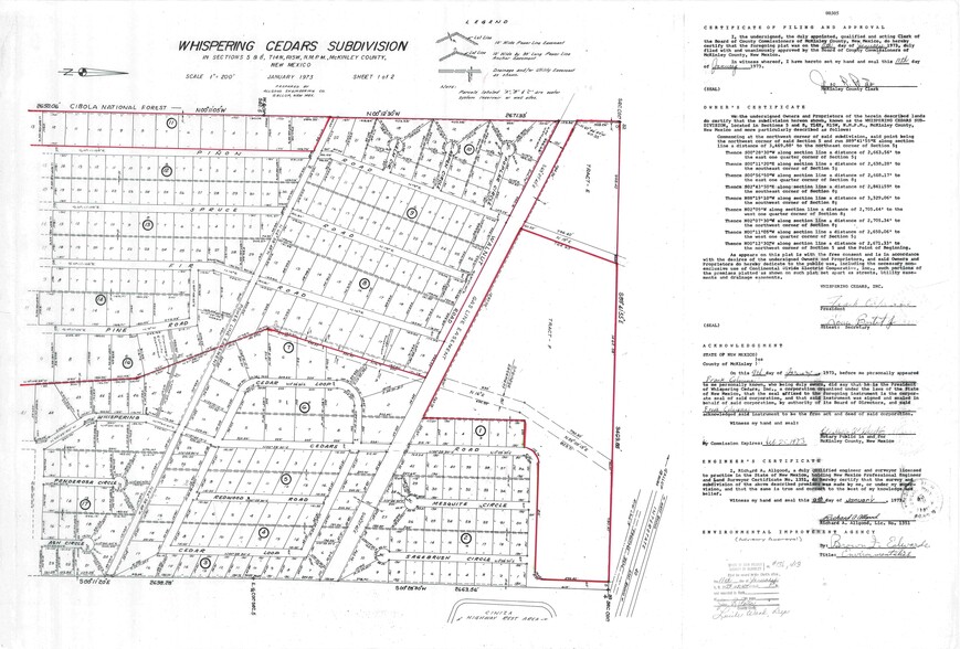 46 Whispering Cedars Rd, Jamestown, NM for sale - Site Plan - Image 2 of 4