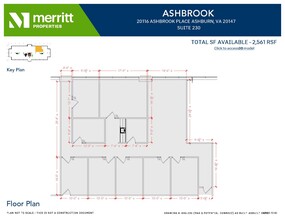 20116 Ashbrook Pl, Ashburn, VA for lease Floor Plan- Image 1 of 1