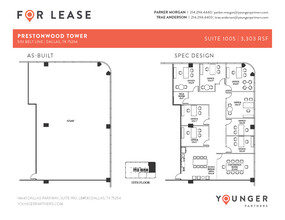 5151 Belt Line Rd, Dallas, TX for lease Floor Plan- Image 2 of 3