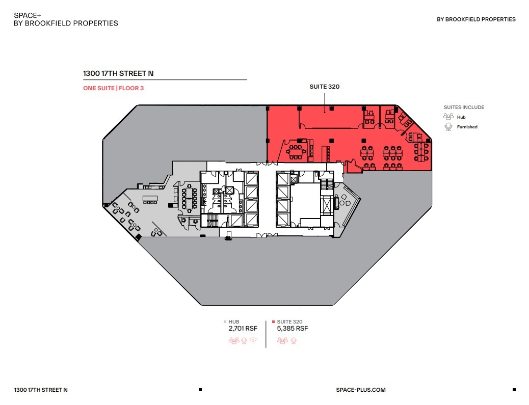 1300 N 17th St, Arlington, VA for lease Floor Plan- Image 1 of 1