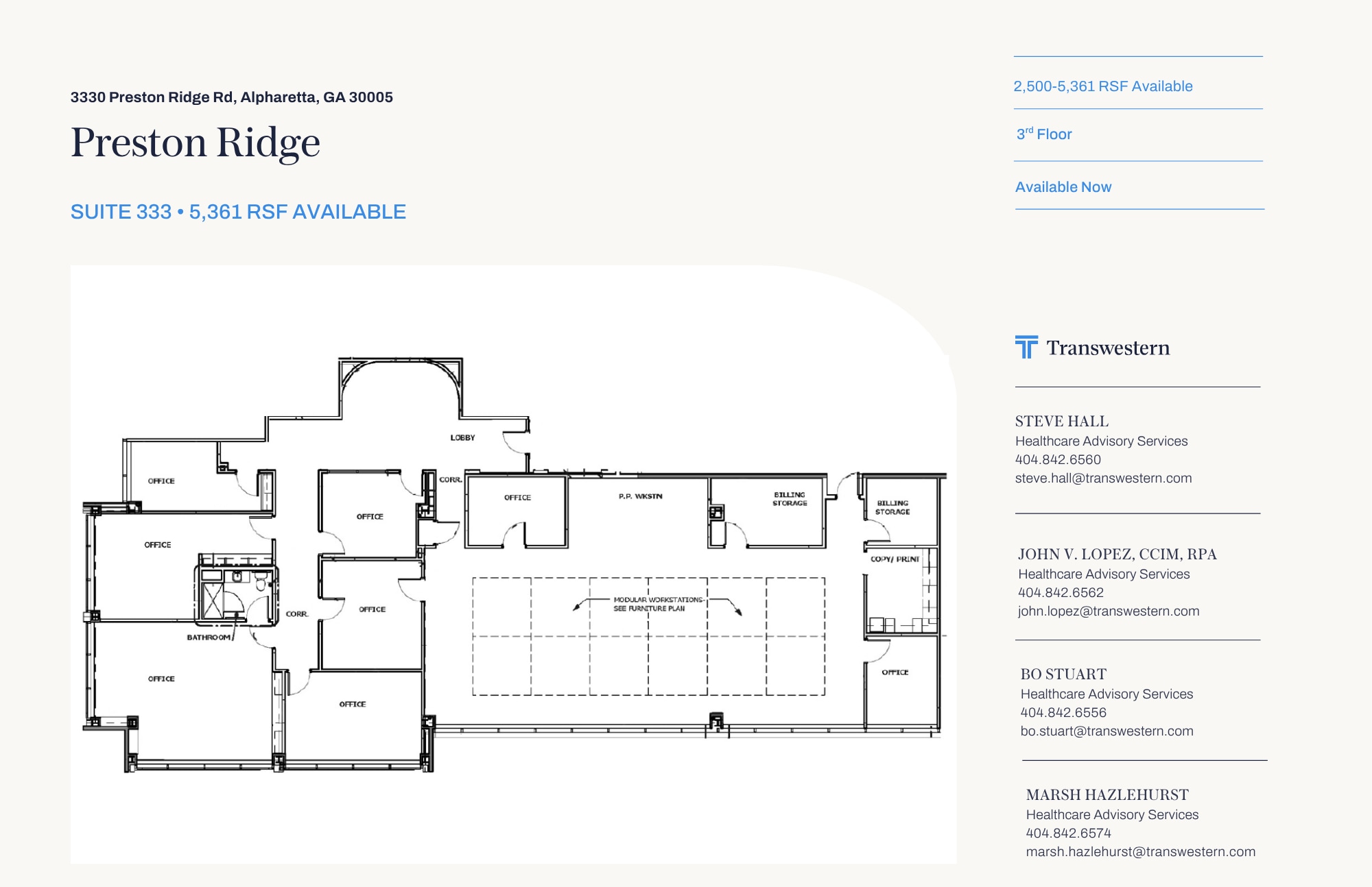 3330 Preston Ridge Rd, Alpharetta, GA for lease Floor Plan- Image 1 of 1