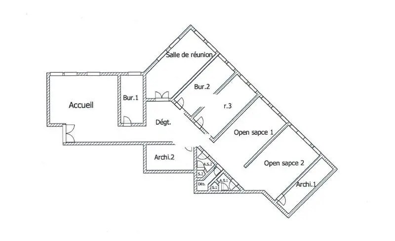 Office in Meudon for sale - Floor Plan - Image 3 of 3