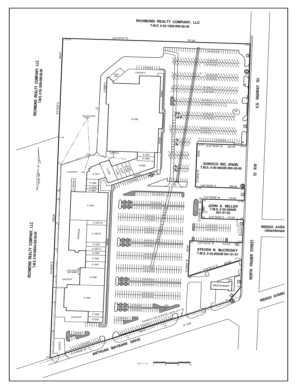 1239-1293 N Fraser St, Georgetown, SC for lease Floor Plan- Image 1 of 1