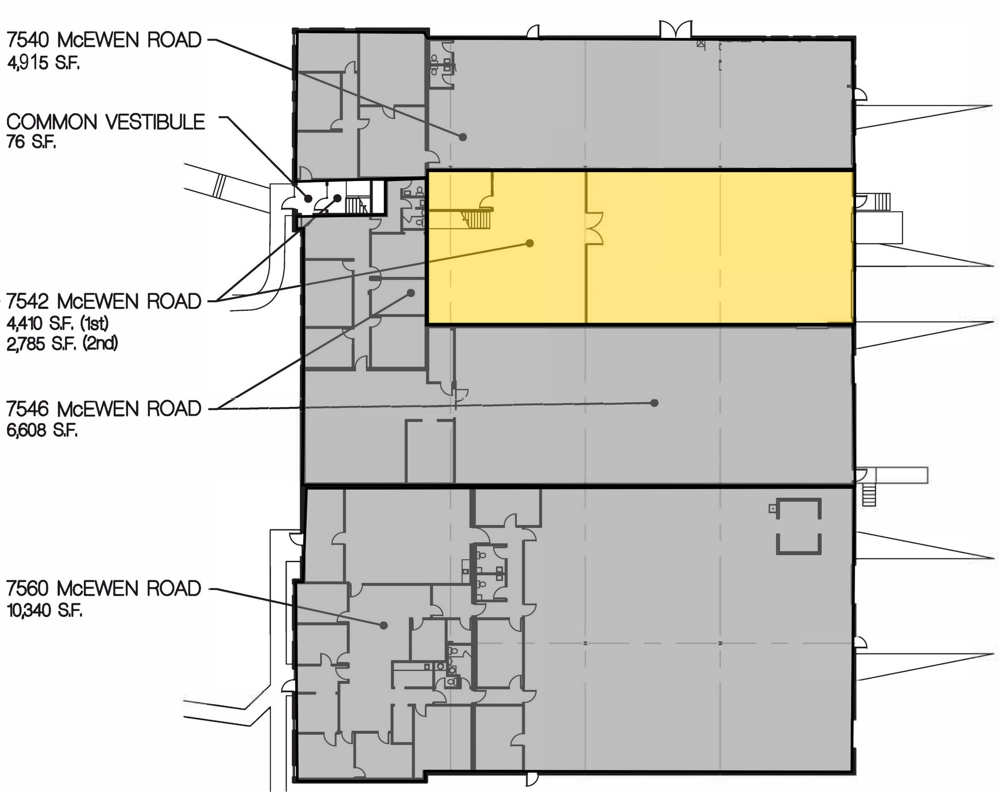7540-7560 Mcewen Rd, Centerville, OH for lease Floor Plan- Image 1 of 1