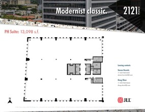 2121 Ponce de Leon Blvd, Coral Gables, FL for lease Site Plan- Image 2 of 2