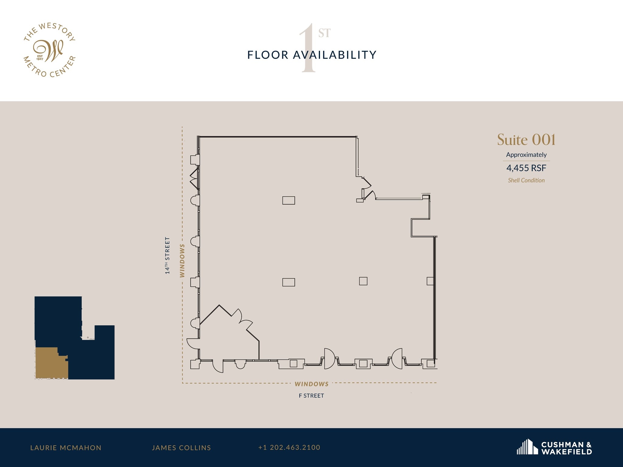 607 14th St NW, Washington, DC for lease Floor Plan- Image 1 of 1