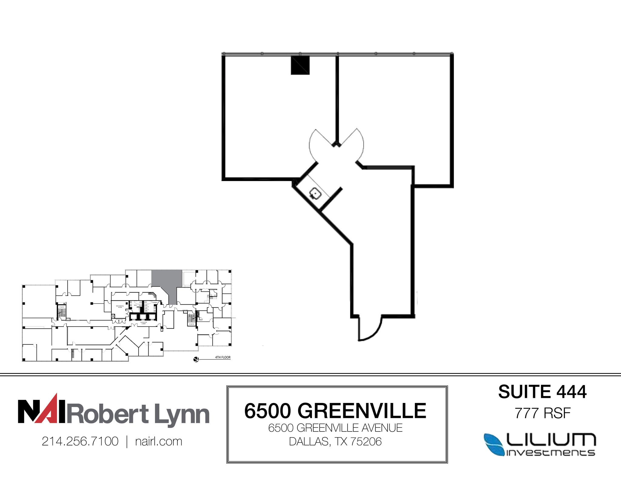 6500 Greenville Ave, Dallas, TX for lease Floor Plan- Image 1 of 2