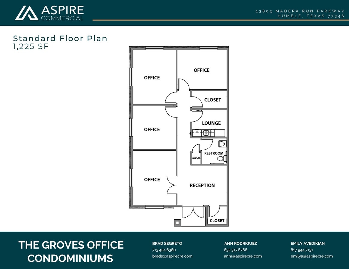 13803 Madera Run, Humble, TX 77346 - Unit 501 -  - Floor Plan - Image 1 of 8