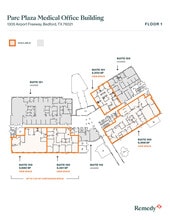 1305 Airport Fwy, Bedford, TX for lease Floor Plan- Image 1 of 3