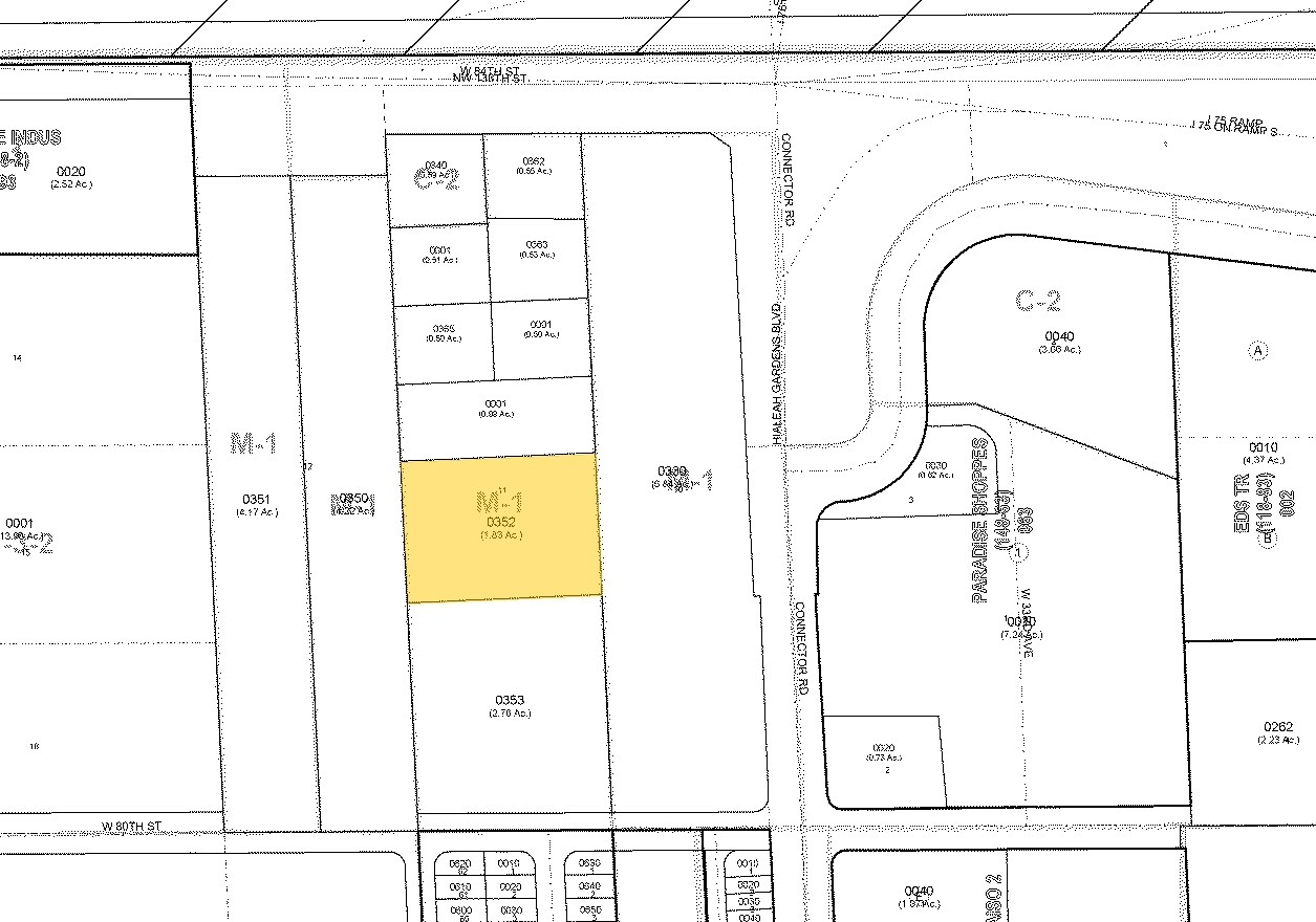 3408 W 84th St, Hialeah, FL for sale Plat Map- Image 1 of 1