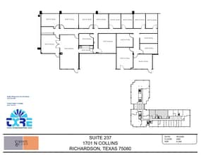 1701 N Collins Blvd, Richardson, TX for lease Floor Plan- Image 1 of 1