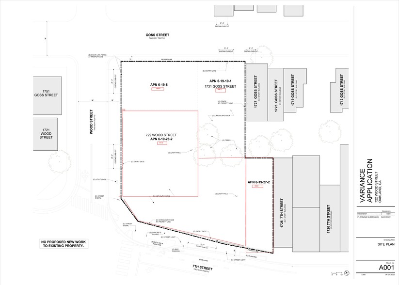 1740 7th St. Wood, Oakland, CA for sale - Site Plan - Image 2 of 7