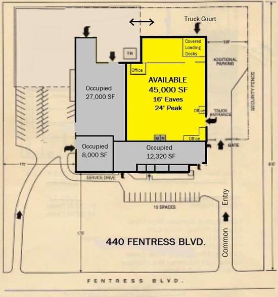 440 Fentress Blvd, Daytona Beach, FL for sale - Site Plan - Image 1 of 1