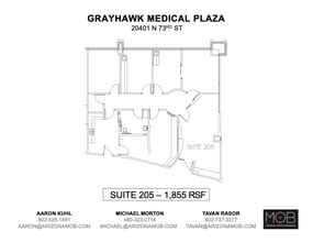 20401 N 73rd St, Scottsdale, AZ for lease Floor Plan- Image 1 of 1