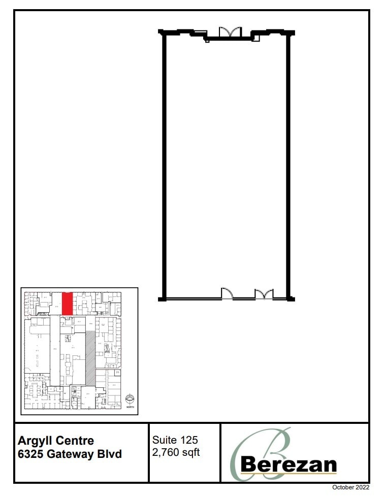 6325 Gateway Blvd NW, Edmonton, AB for lease Floor Plan- Image 1 of 1