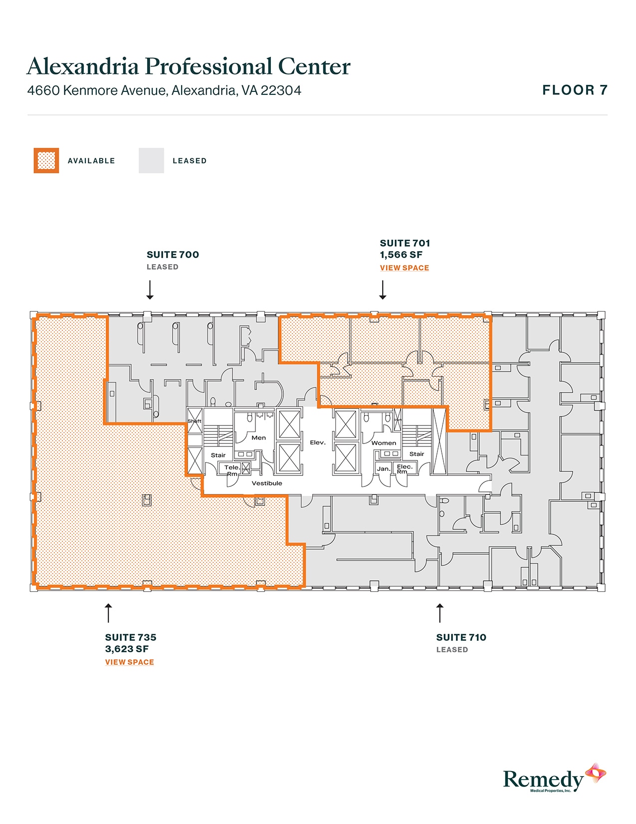4660 Kenmore Ave, Alexandria, VA for lease Floor Plan- Image 1 of 2