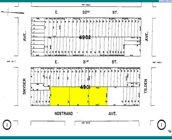 1555-1565 Nostrand Ave, Brooklyn, NY for sale - Plat Map - Image 1 of 1