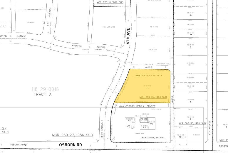 3411 N 5th Ave, Phoenix, AZ for sale - Plat Map - Image 3 of 18