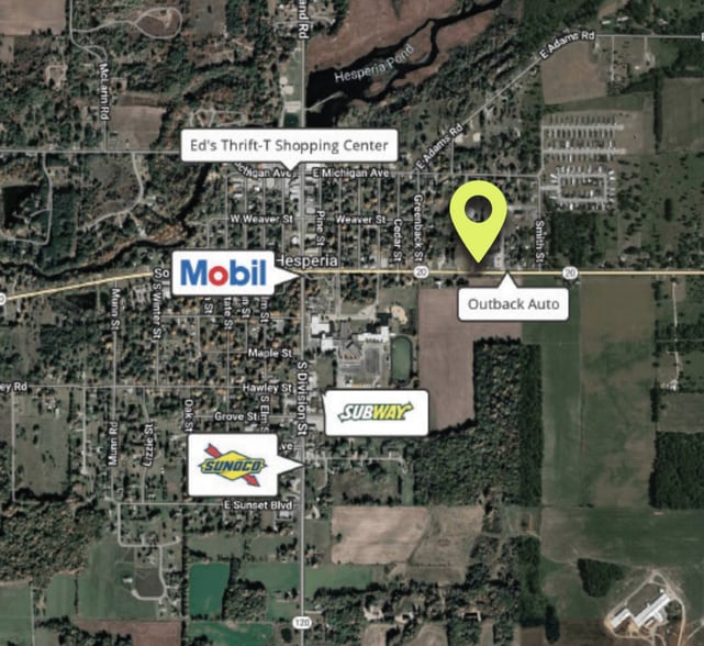 395 E South Ave, Hesperia, MI for sale - Building Photo - Image 2 of 3