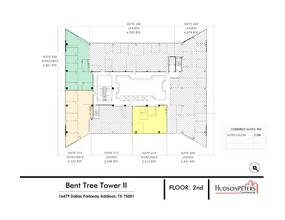 16479 Dallas Pky, Addison, TX for lease Floor Plan- Image 2 of 2