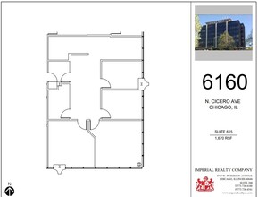 6160 N Cicero Ave, Chicago, IL for lease Floor Plan- Image 2 of 5