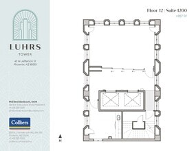 45 W Jefferson St, Phoenix, AZ for lease Floor Plan- Image 1 of 1
