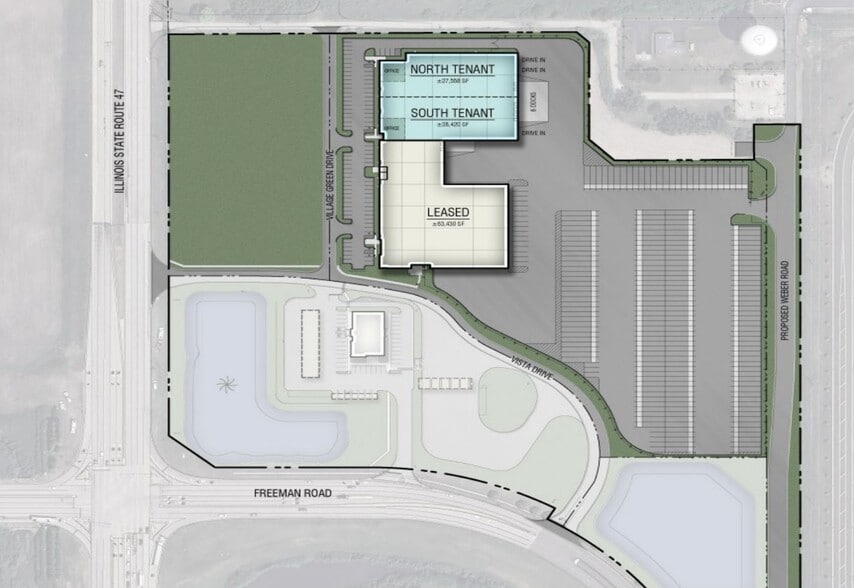 11900 Freeman Rd, Huntley, IL for lease - Site Plan - Image 3 of 3