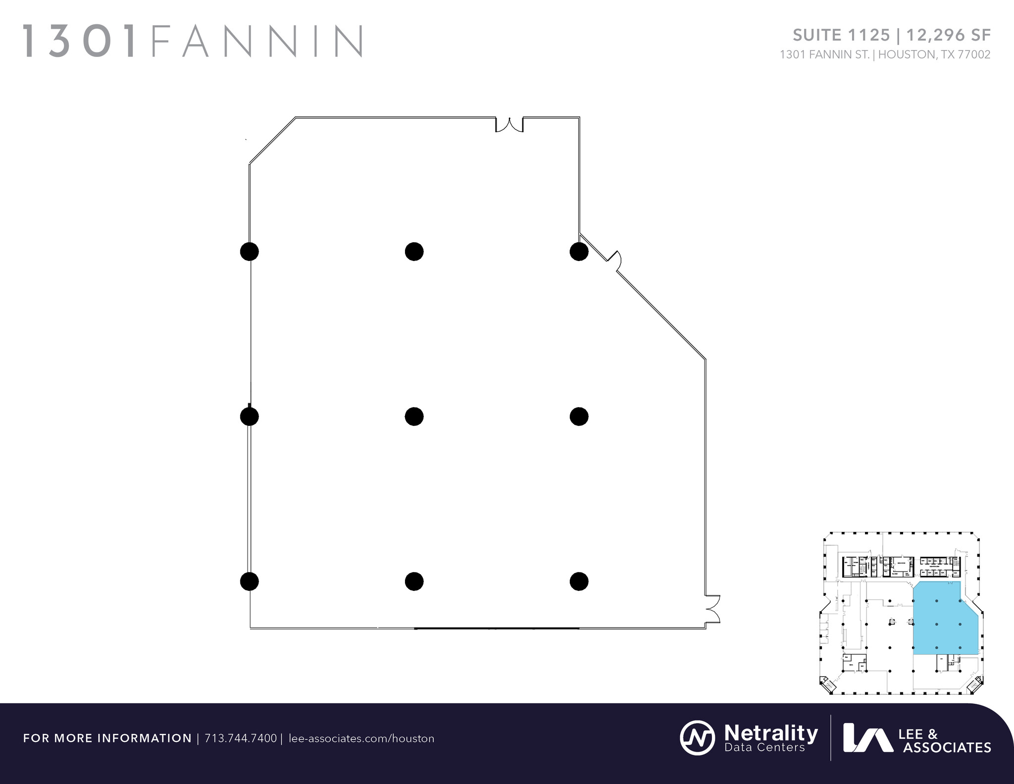 1301 Fannin St, Houston, TX for lease Floor Plan- Image 1 of 1