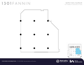 1301 Fannin St, Houston, TX for lease Floor Plan- Image 1 of 1