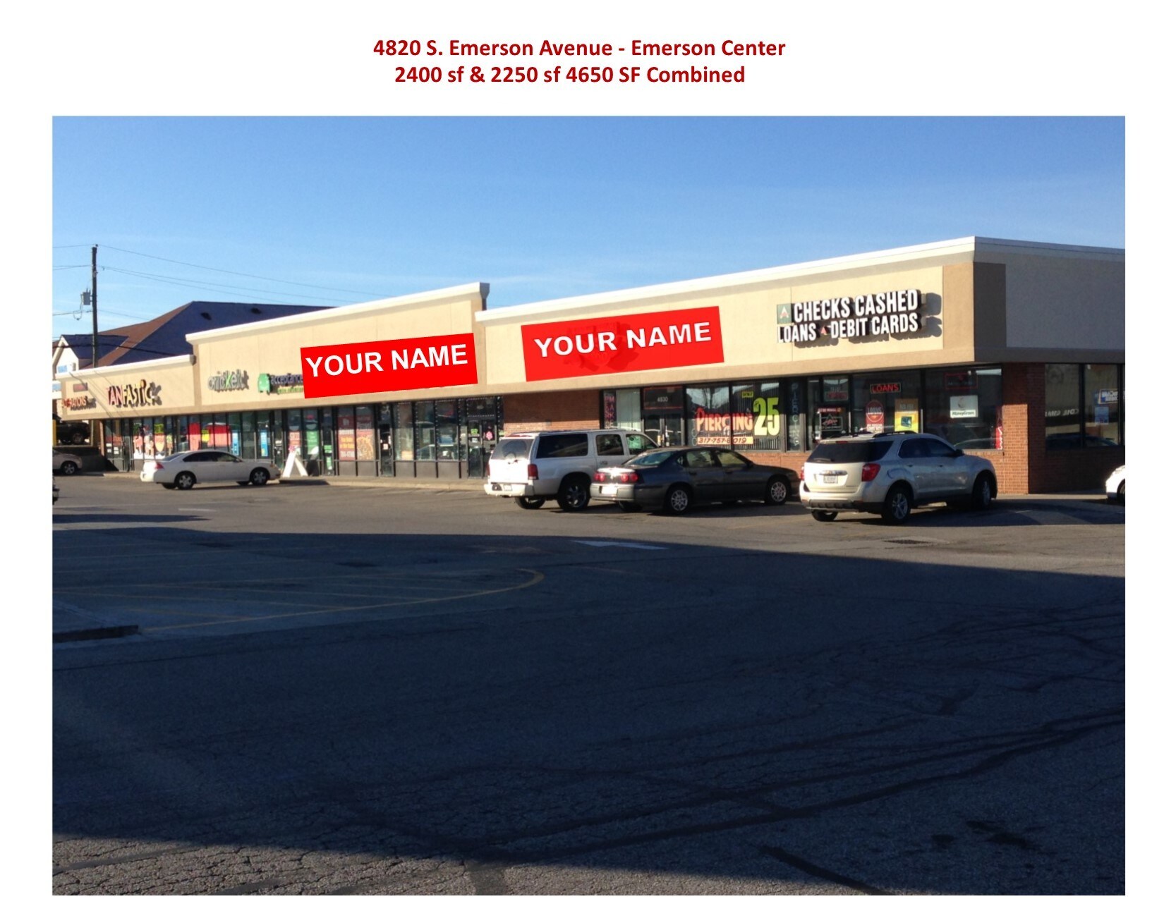 4830 S Emerson Ave, Indianapolis, IN, 46203 Retail Space For Lease