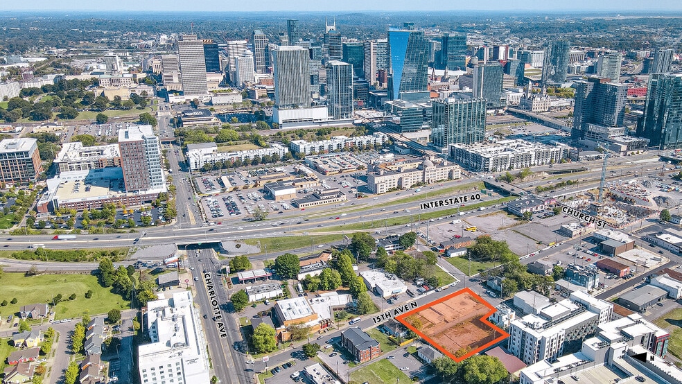 301 15th Ave N, Nashville, TN for sale - Aerial - Image 1 of 5