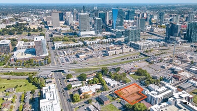 301 15th Ave N, Nashville, TN - AERIAL map view
