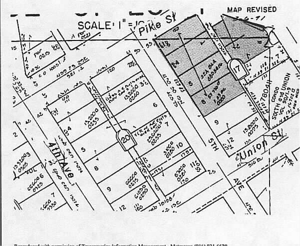 1420 5th Ave, Seattle, WA for lease - Plat Map - Image 2 of 6