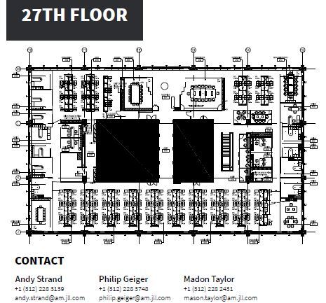 401 N Michigan Ave, Chicago, IL for lease Floor Plan- Image 1 of 1
