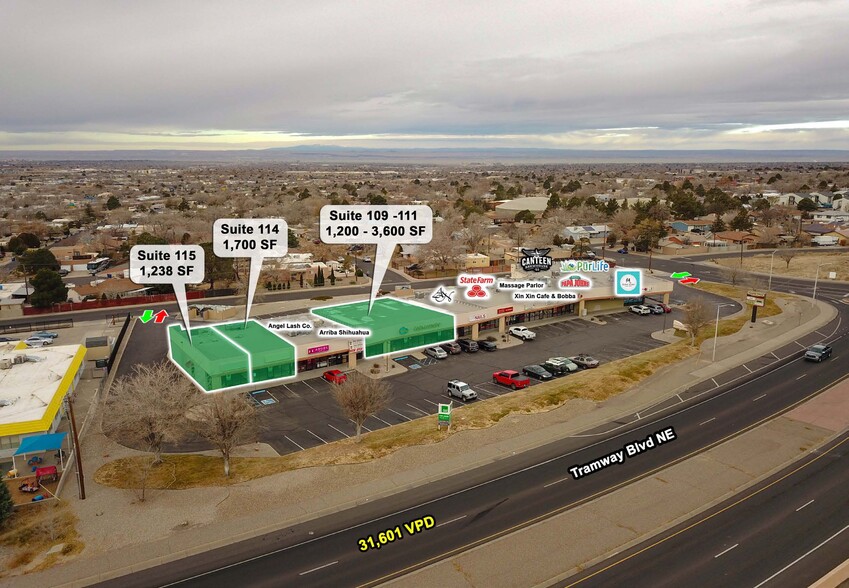 417 Tramway Blvd NE, Albuquerque, NM for lease - Building Photo - Image 1 of 15