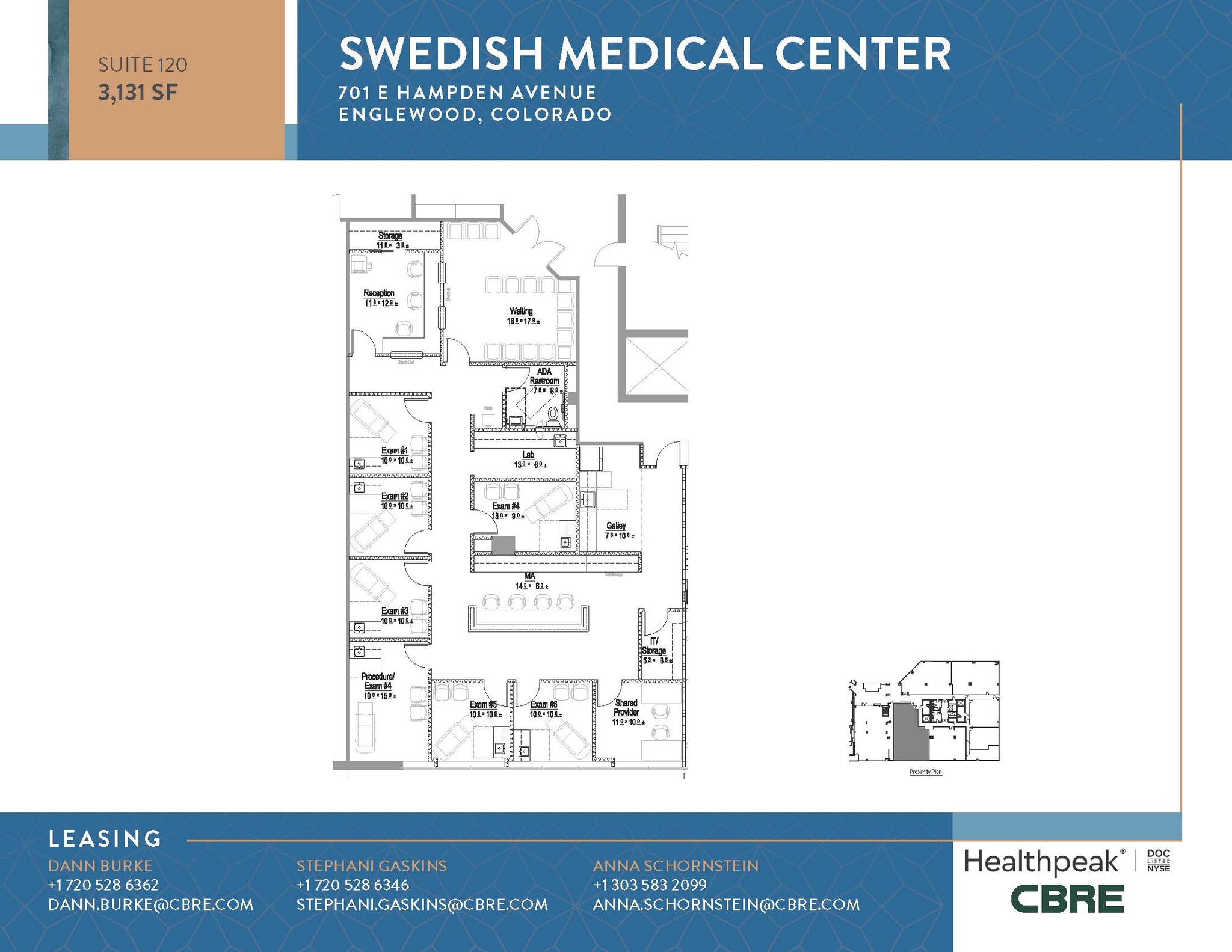 701 E Hampden Ave, Englewood, CO for lease Floor Plan- Image 1 of 1