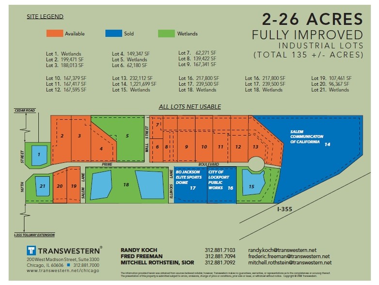 W 167th St & I-355, Lockport, IL for sale - Site Plan - Image 2 of 2