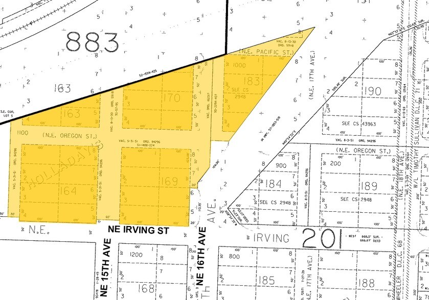 1425 NE Irving St, Portland, OR for lease - Plat Map - Image 2 of 2