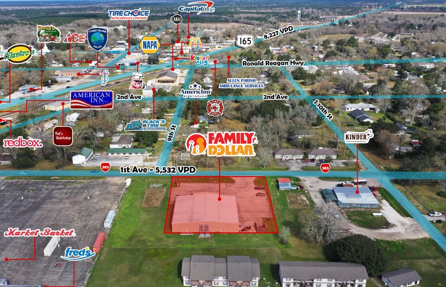 911 1st ave, Kinder, LA for sale - Building Photo - Image 3 of 7