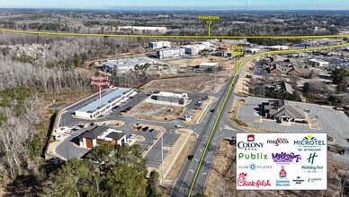 1448 Bass Road Rd, Macon-Bibb, GA - Aerial map view - Image1