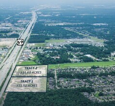 Hwy 59 & Auburn Fields, Porter, TX - AERIAL  map view - Image1