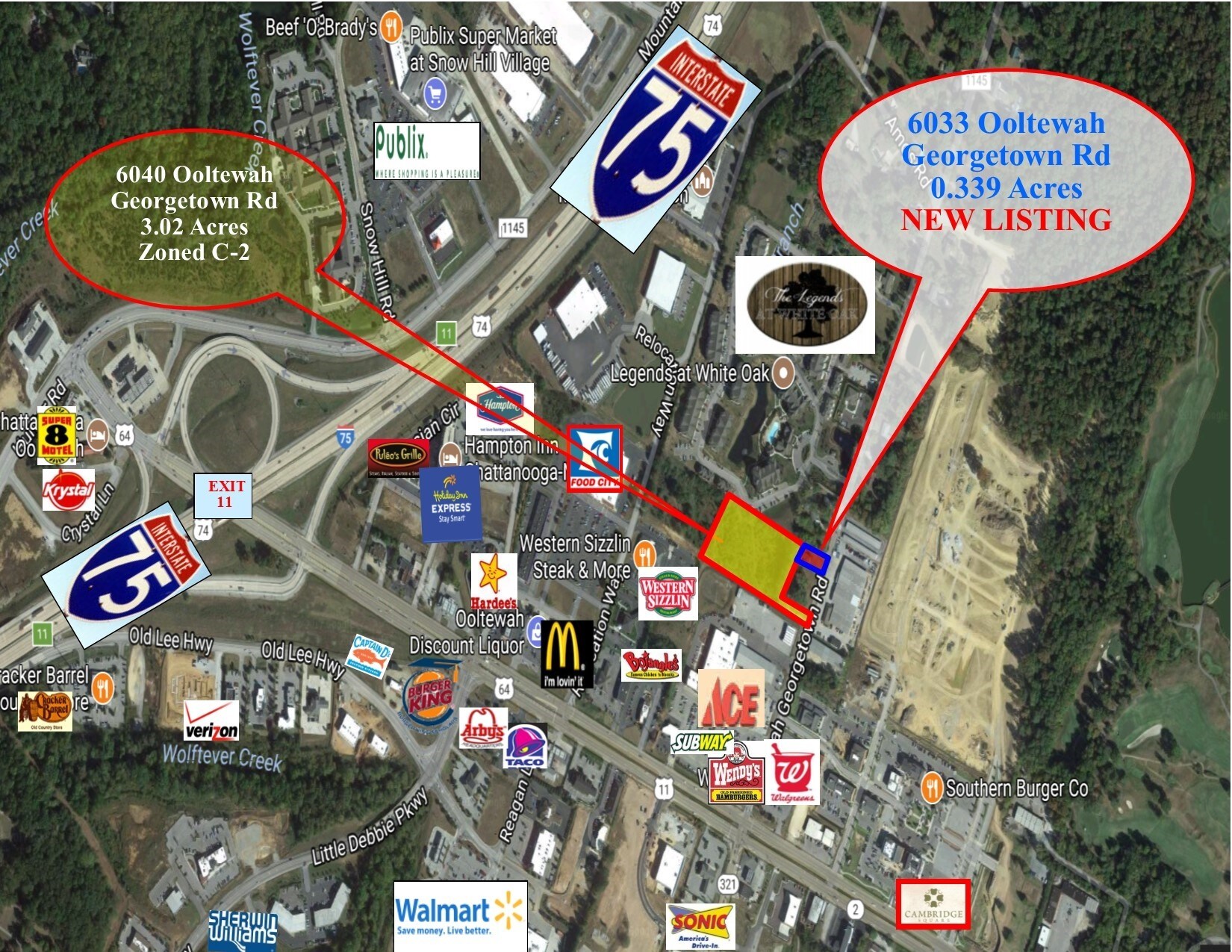 6033 Ooltewah Rd, Ooltewah, TN 37363 Land for Sale