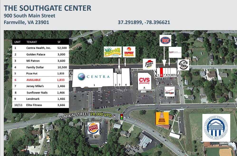 1099 S Main St, Farmville, VA for lease Building Photo- Image 1 of 10