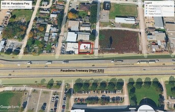 300 W Pasadena Fwy, Pasadena, TX - AERIAL  map view - Image1