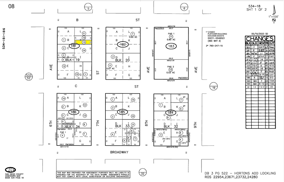 1152 7th Ave, San Diego, CA for sale - Plat Map - Image 3 of 3