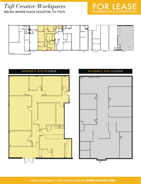 805 Rhode Pl, Houston, TX for lease - Floor Plan - Image 2 of 6