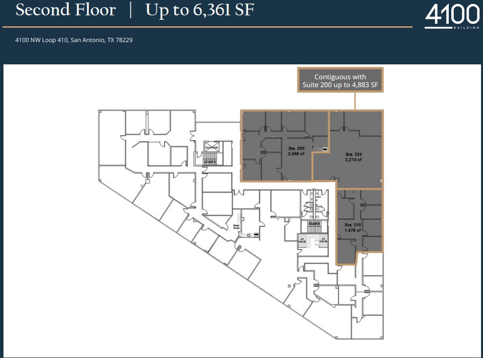 4100 NW Loop 410, San Antonio, TX for lease Floor Plan- Image 1 of 1