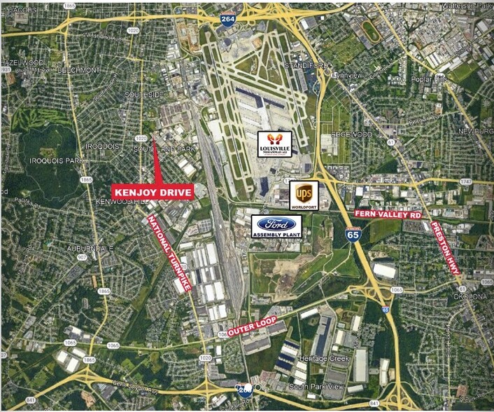 Kenjoy Dr, Louisville, KY for lease - Site Plan - Image 2 of 2