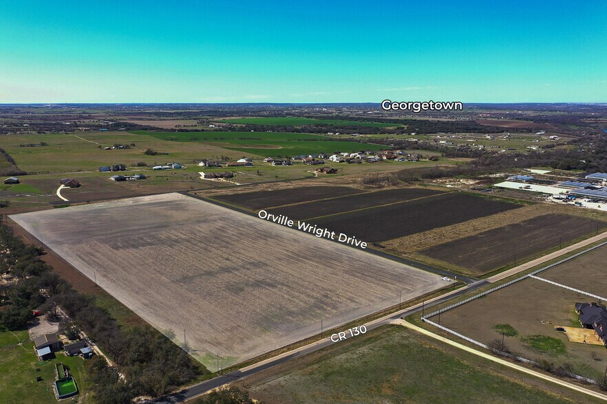 CR 130 & Orville Wright Drive, Hutto, TX for sale - Aerial - Image 1 of 1