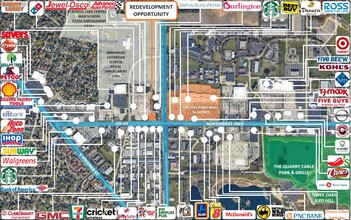 6116 Northwest Hwy, Crystal Lake, IL - aerial  map view